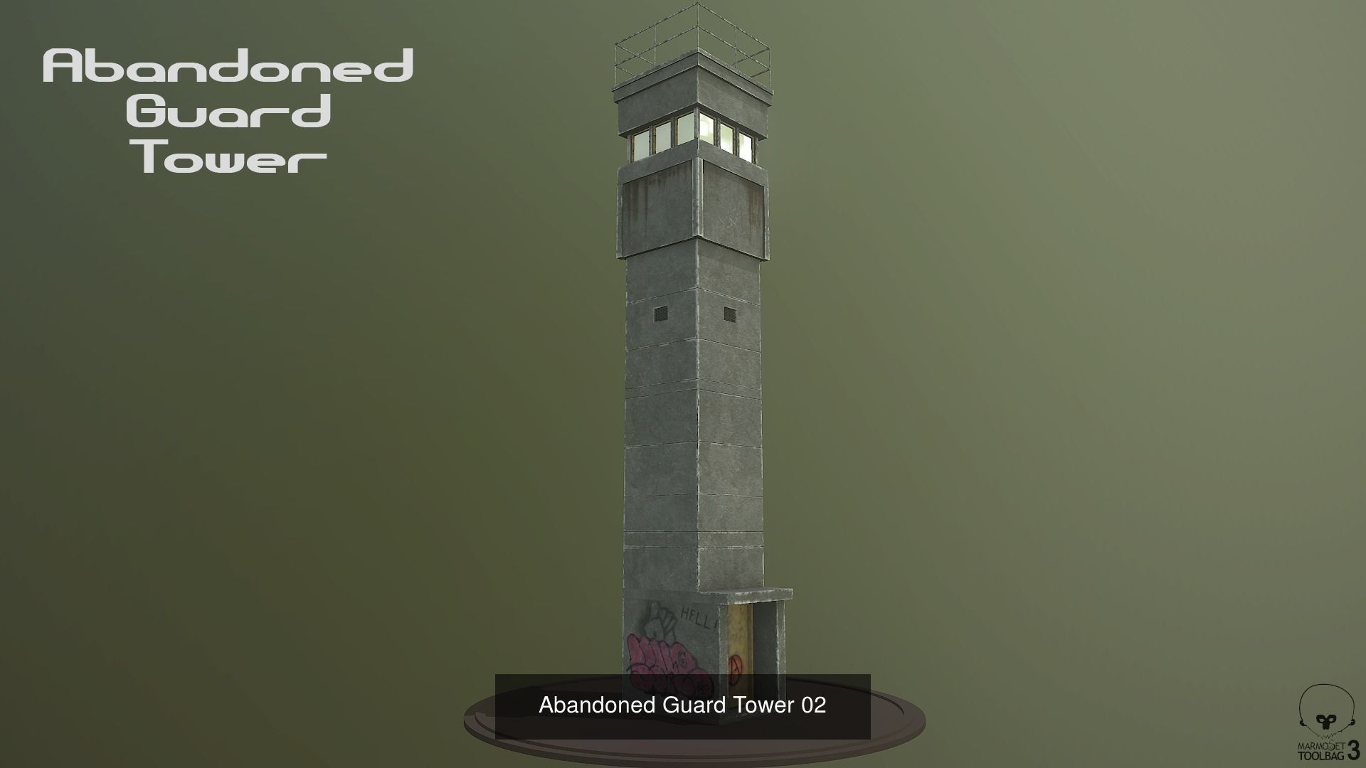 Guard Towers 3D Model Collection_4