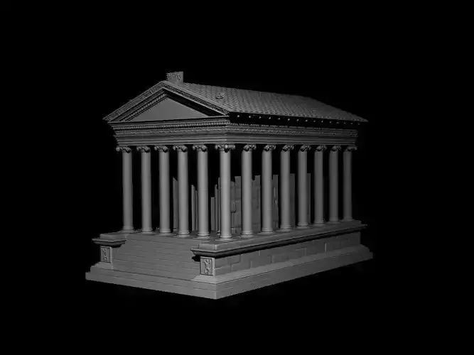 GARNI temple 3D print model