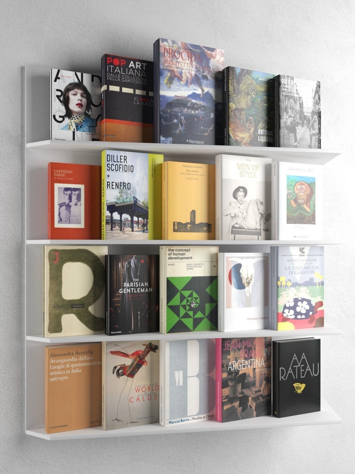 Books Collection 03 3D model_1