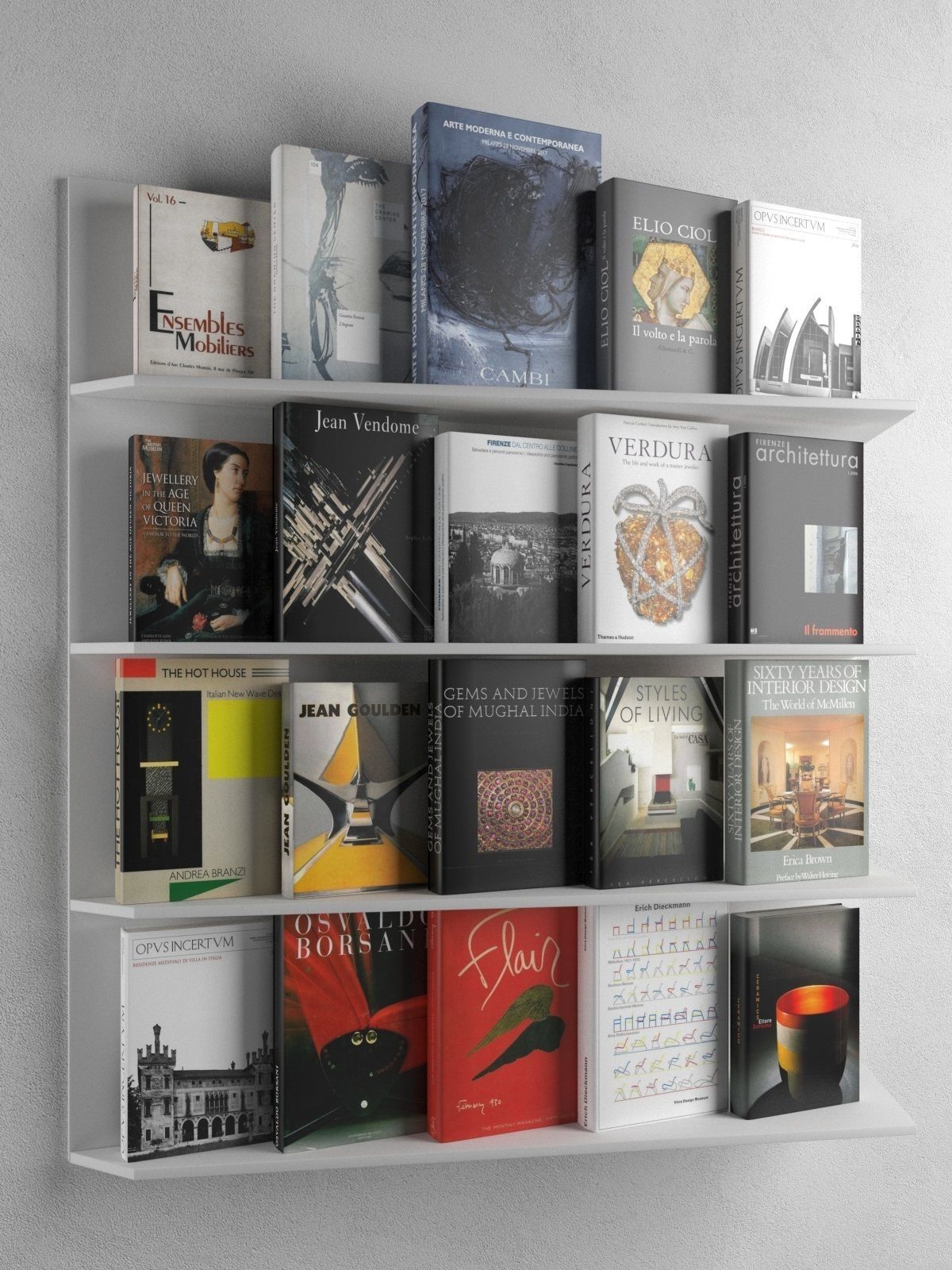 Books Collection 03 3D model_4