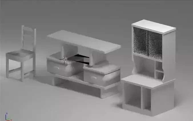 furniture table with two drawers