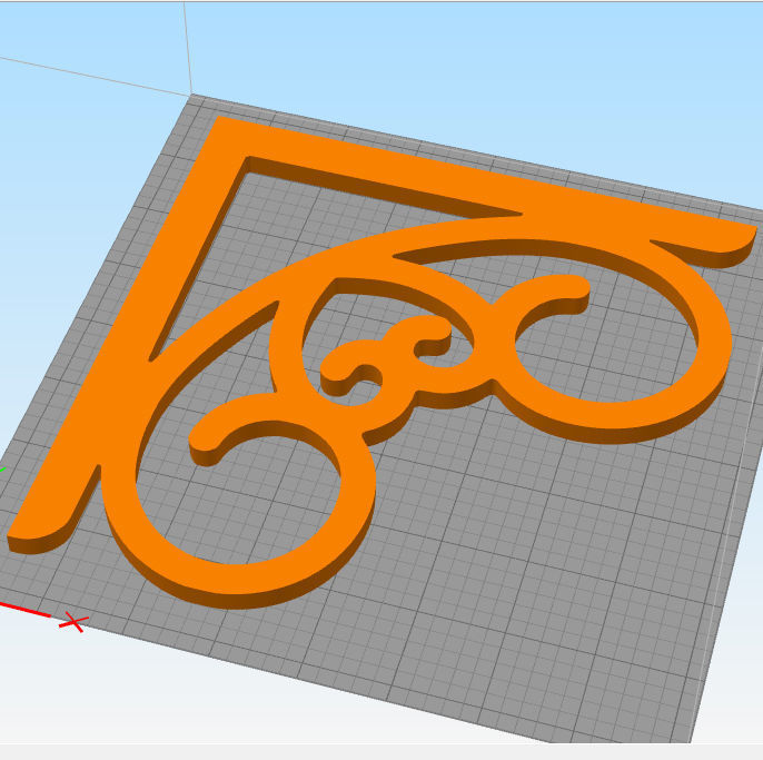 Set of 19 Corners for Decoration and shelving 3D print model_11