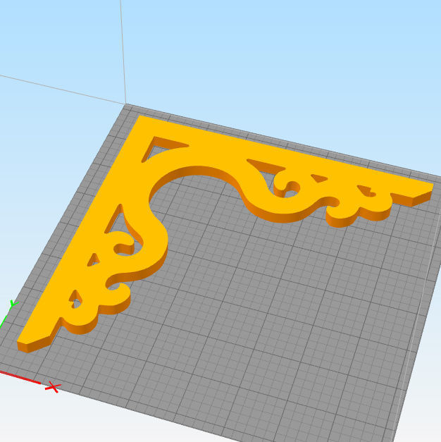 Set of 19 Corners for Decoration and shelving 3D print model_7