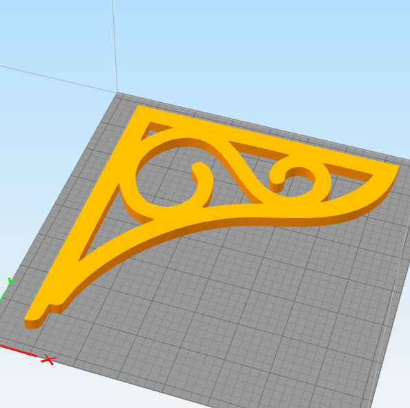 Set of 19 Corners for Decoration and shelving 3D print model_14