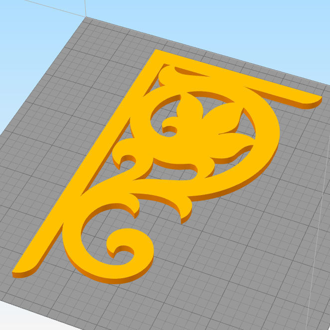 Set of 19 Corners for Decoration and shelving 3D print model_1