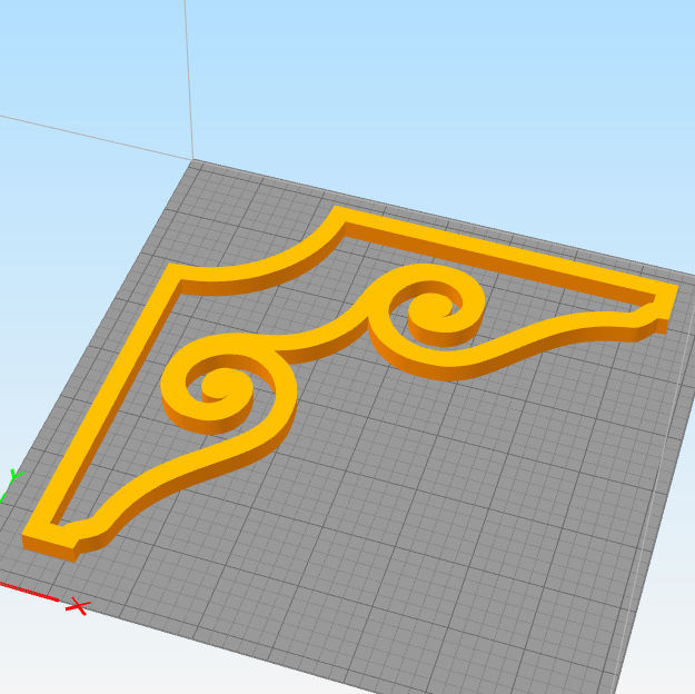 Set of 19 Corners for Decoration and shelving 3D print model_17