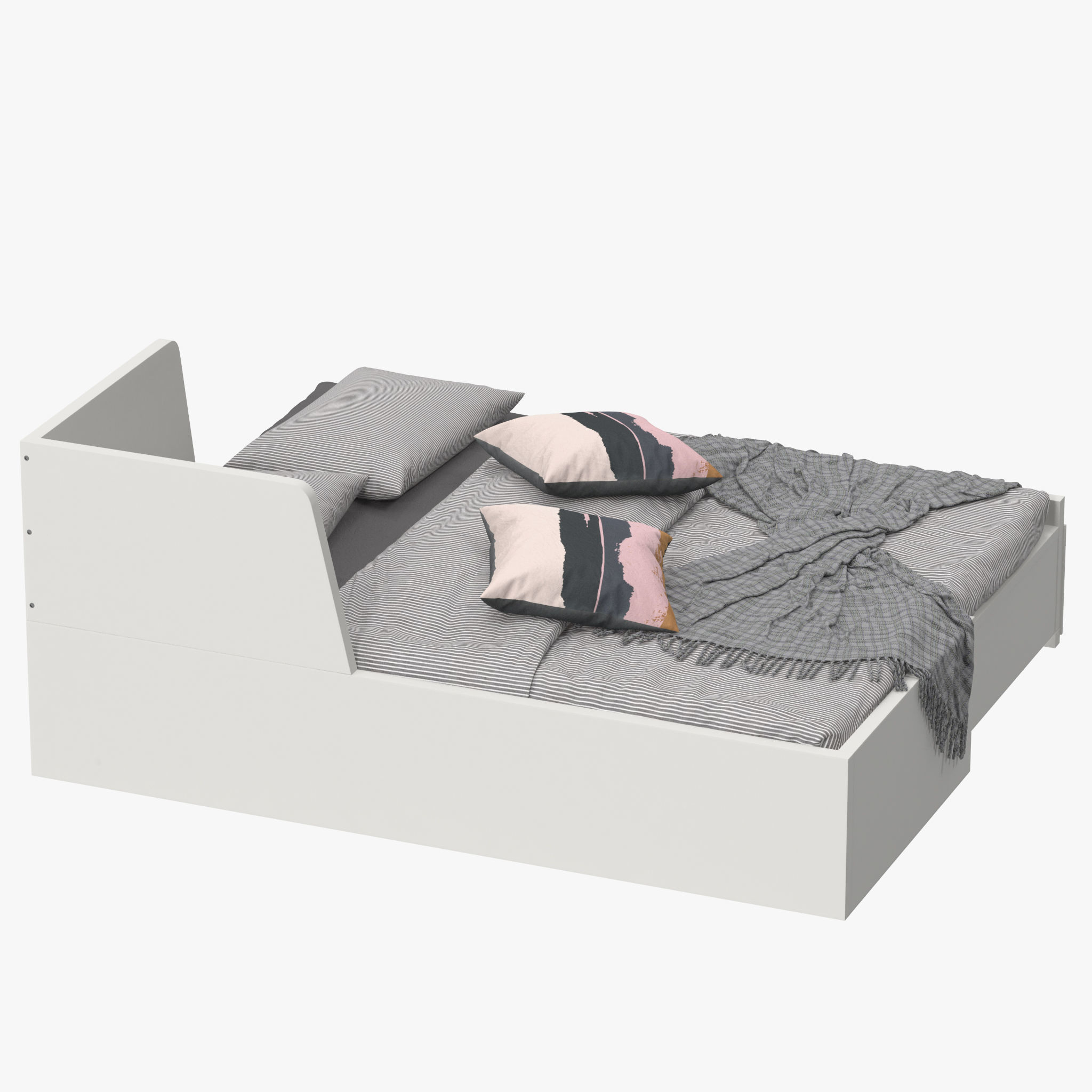 FLlekke bed 3D model_11