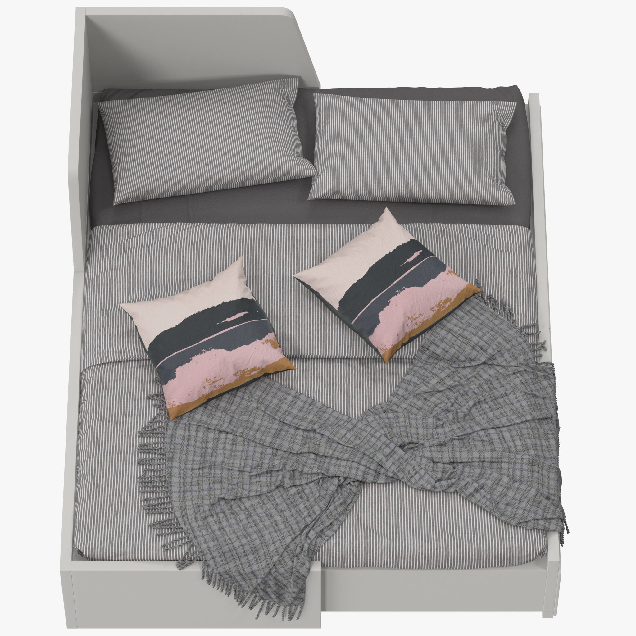 FLlekke bed 3D model_2