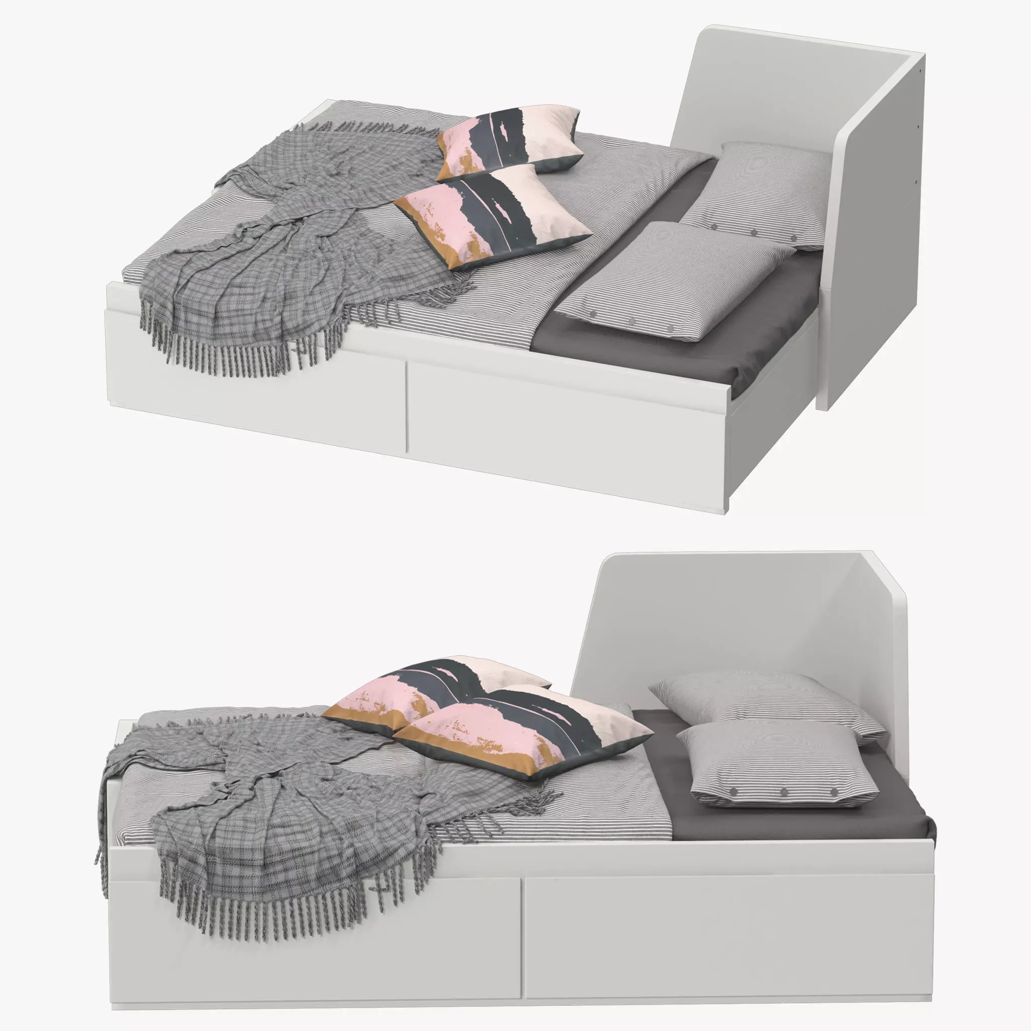 FLlekke bed 3D model_0