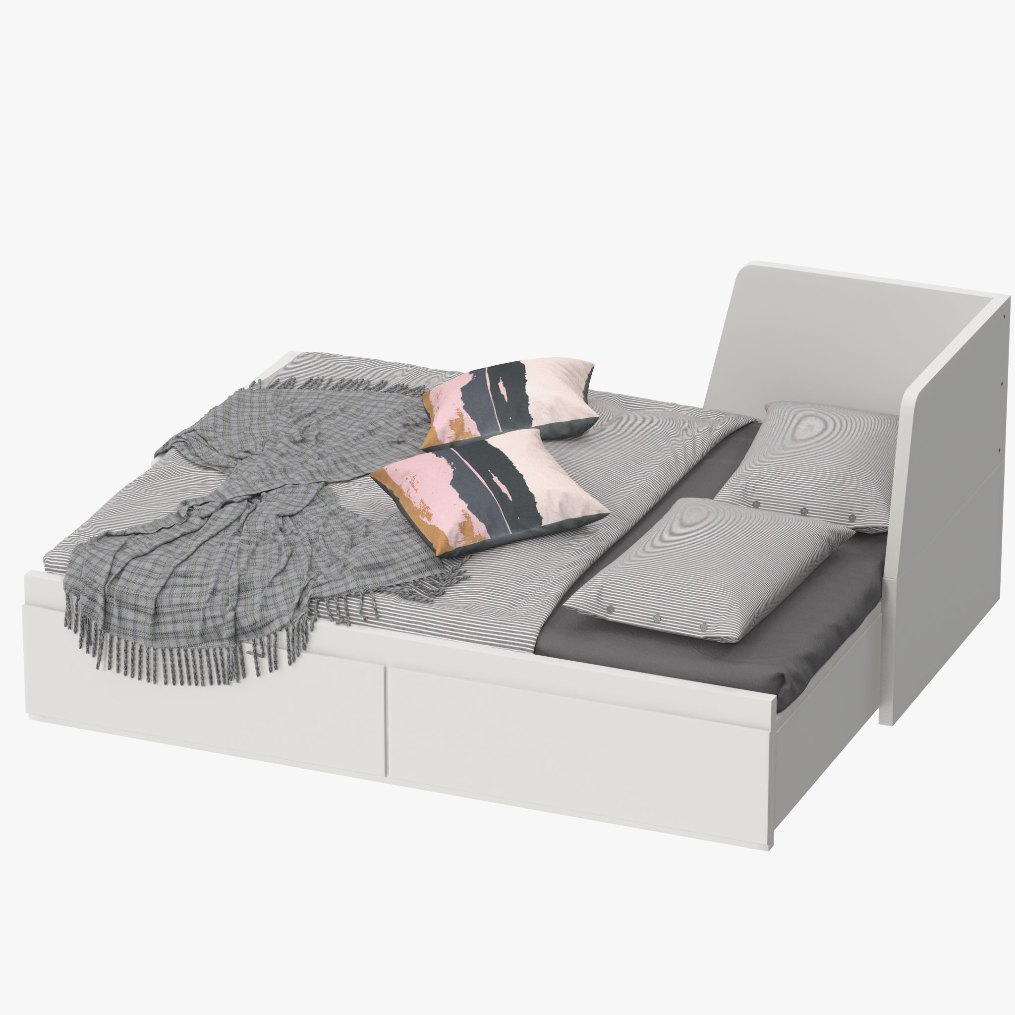 FLlekke bed 3D model_7
