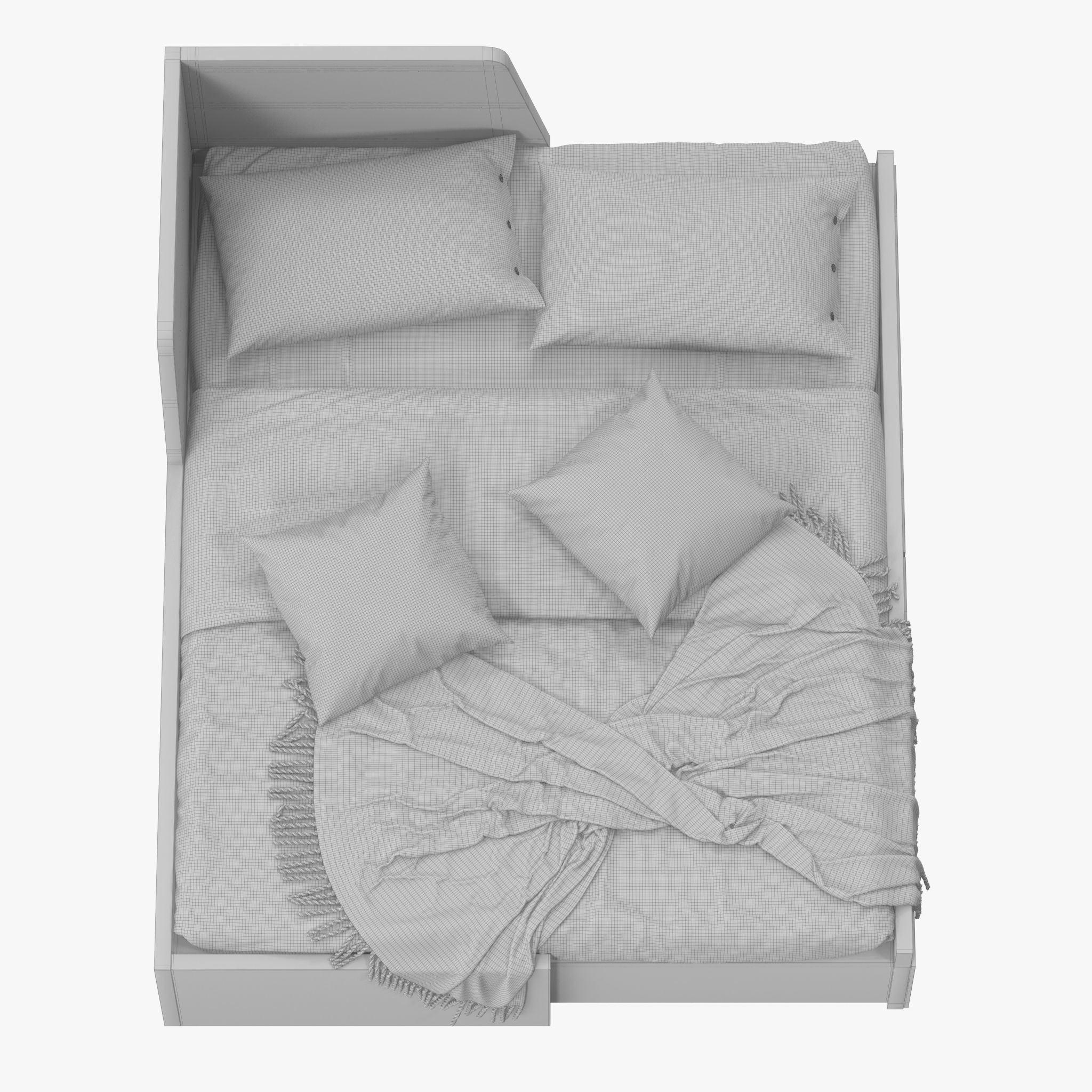 FLlekke bed 3D model_16