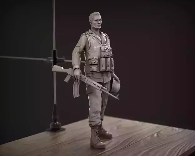 Soldier 3D printable model