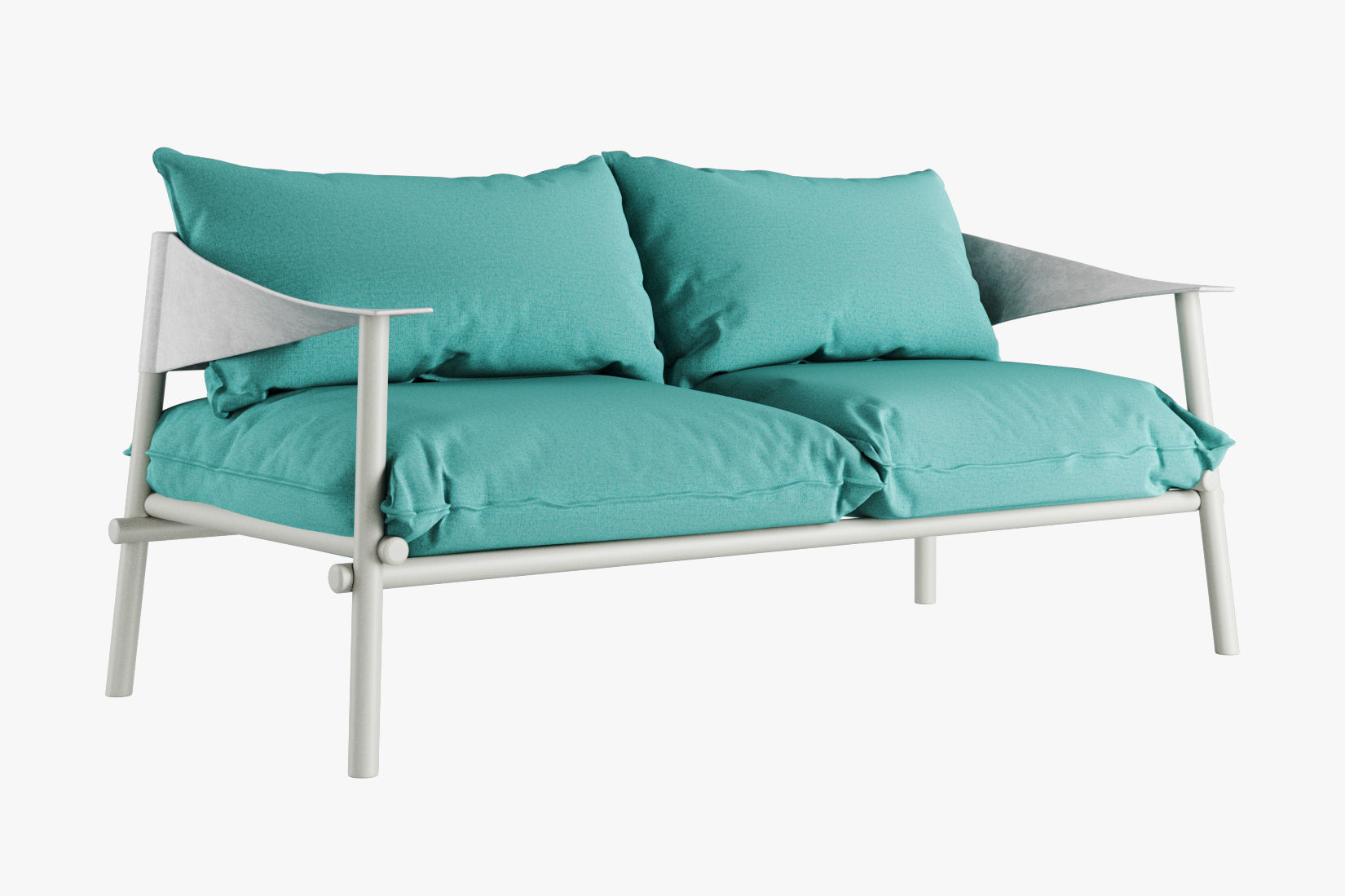 Terramare Two Seats Sofa 3D model_2