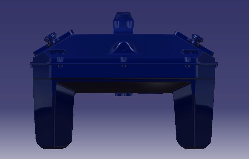 RC Bait Boat V1 for Carpfishing 3D Model Print 3D print model_1