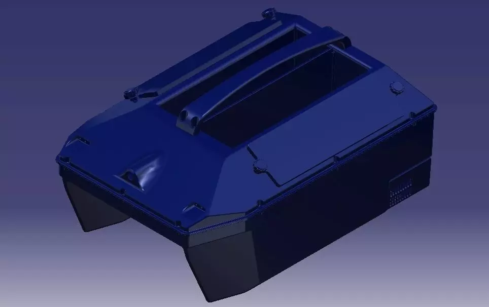 RC Bait Boat V1 for Carpfishing 3D Model Print 3D print model_0