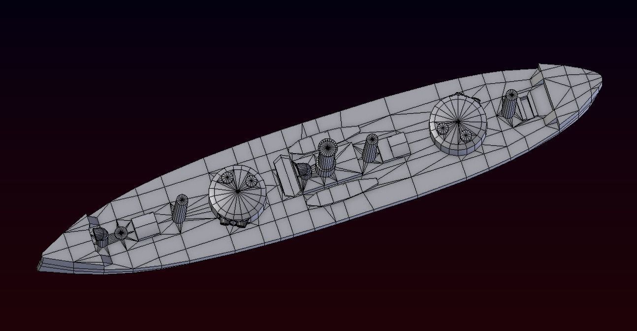 Brazilian Ironclad Lima Barros 3D print model_22