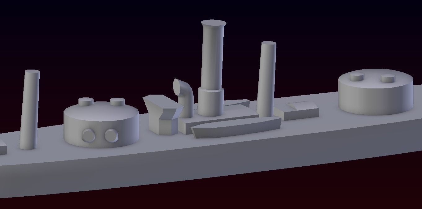 Brazilian Ironclad Lima Barros 3D print model_23