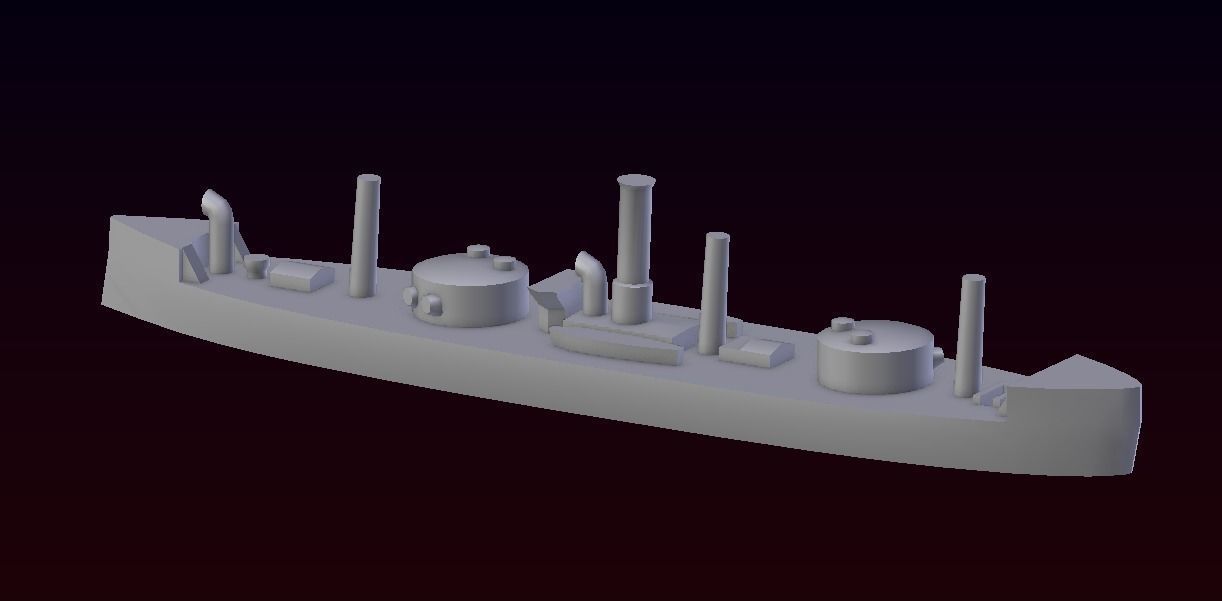 Brazilian Ironclad Lima Barros 3D print model_15