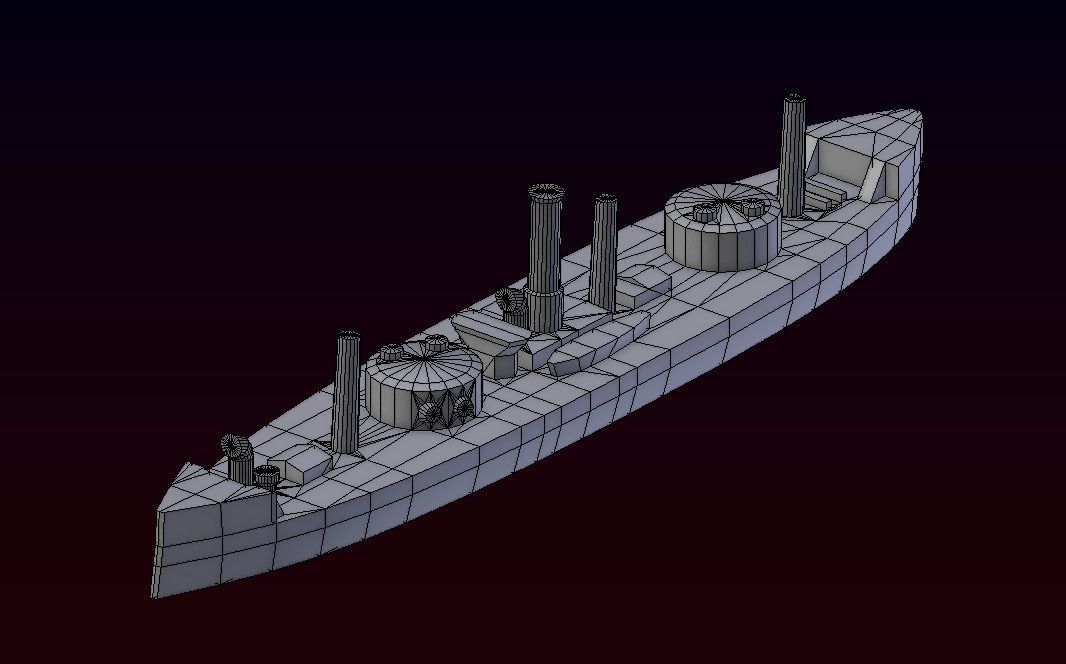 Brazilian Ironclad Lima Barros 3D print model_21