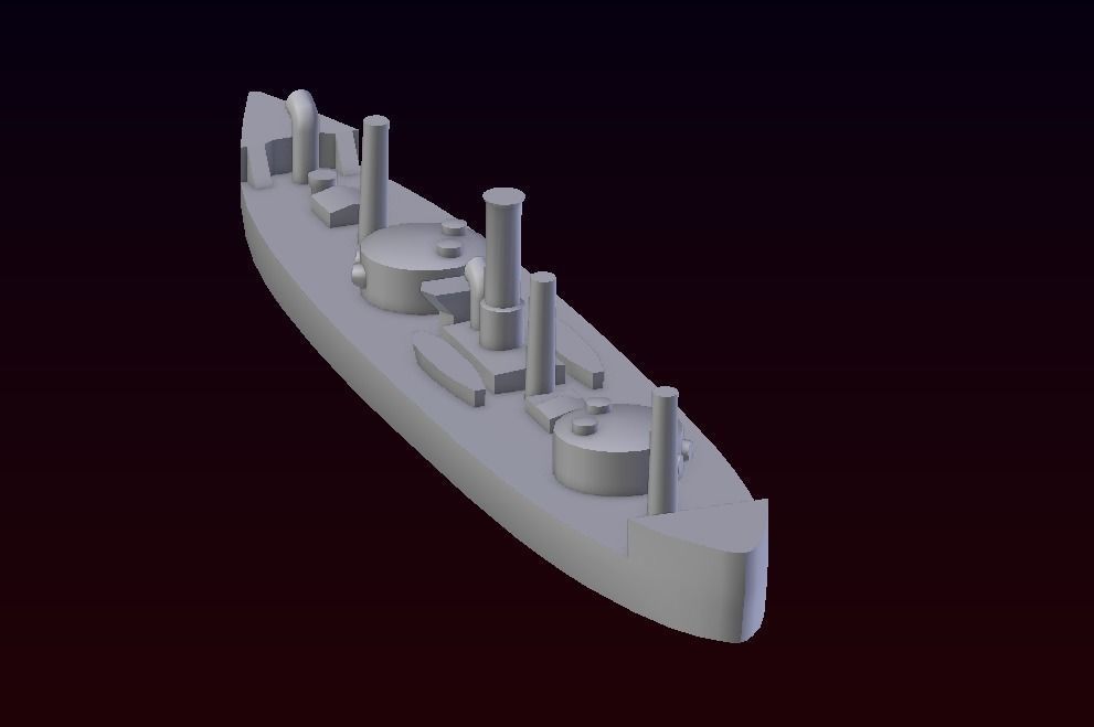 Brazilian Ironclad Lima Barros 3D print model_16
