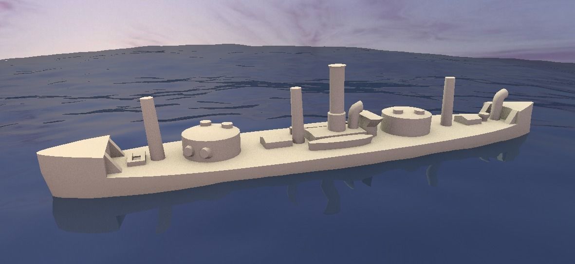 Brazilian Ironclad Lima Barros 3D print model_6