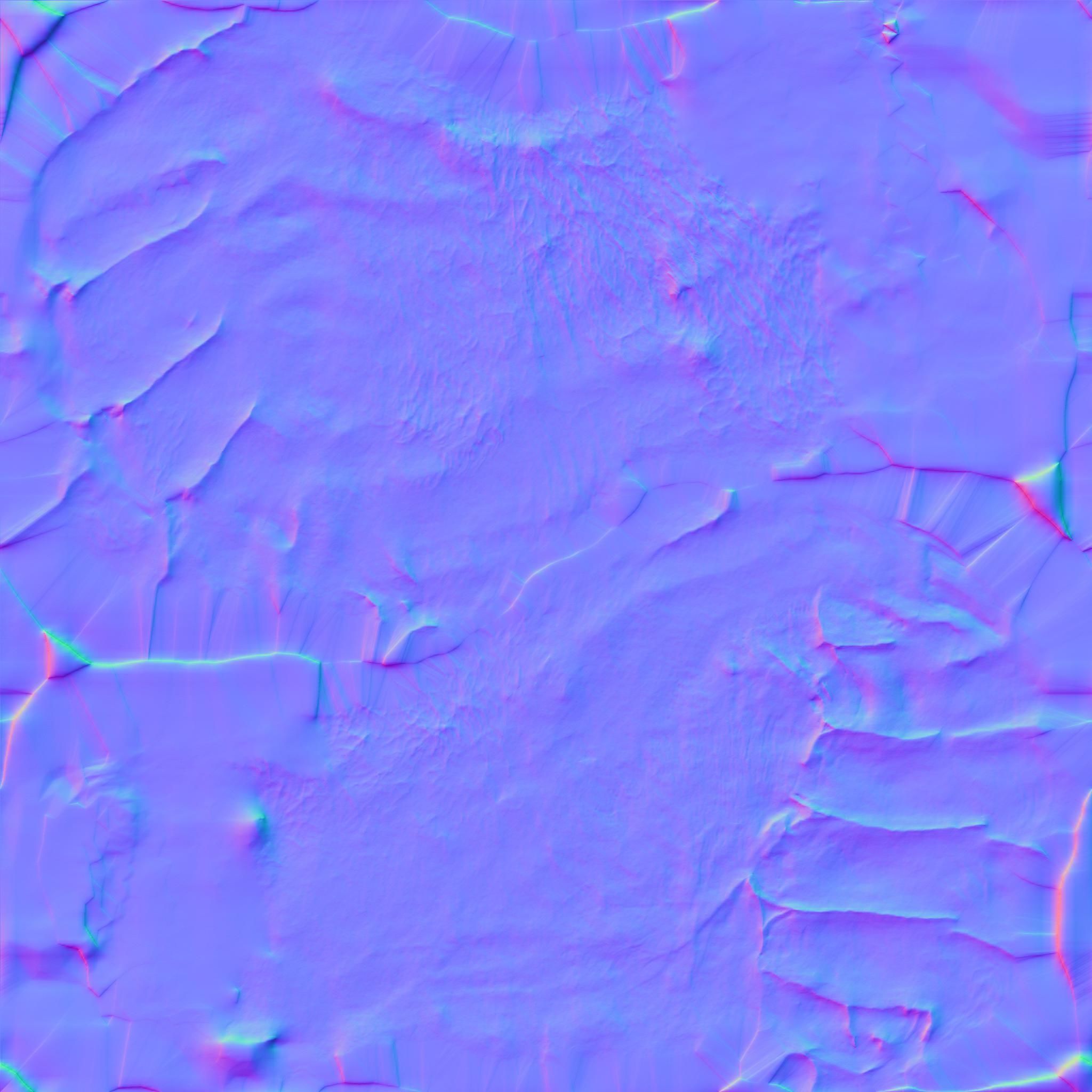 PBR Pickled Human Hand 3D model_6