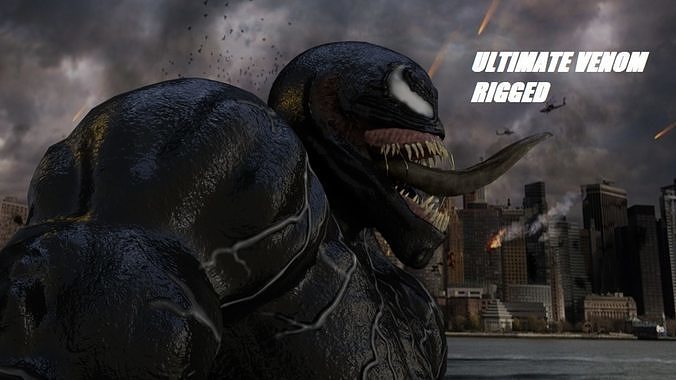Ultimate Venom Rigged 3D model