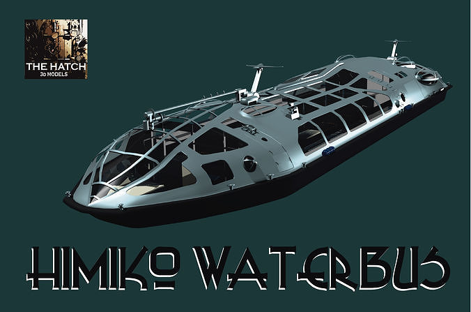 LOW POLY HIMIKO WATERBUS Low-poly 3D model