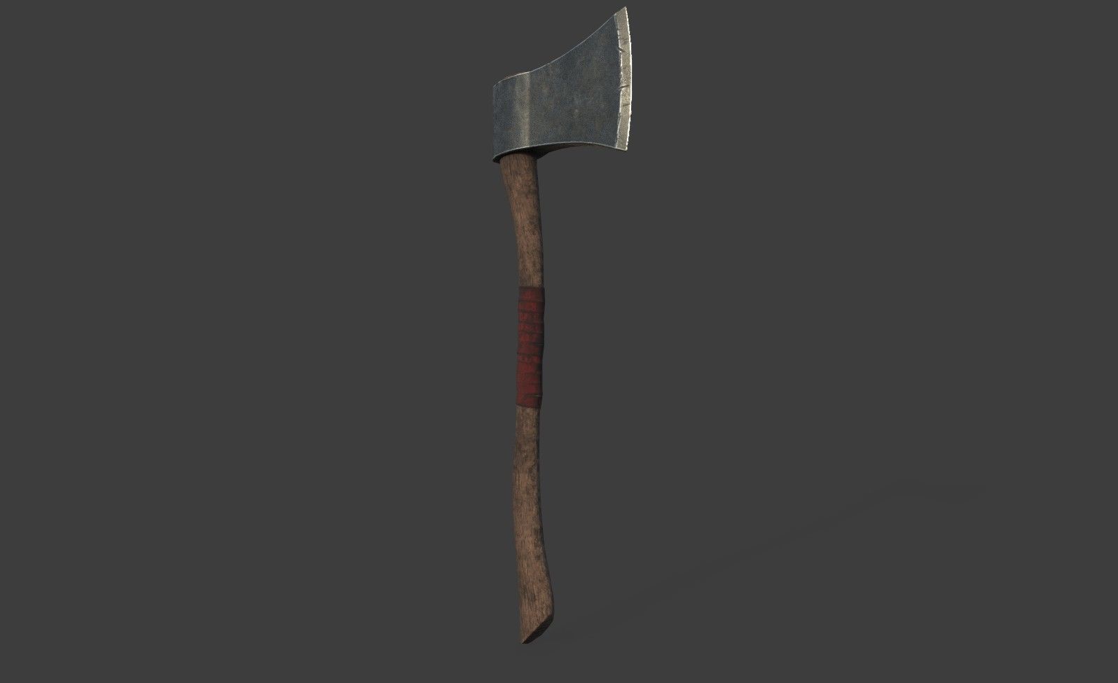 Low Poly Game Ready Axe Low-poly 3D model_2