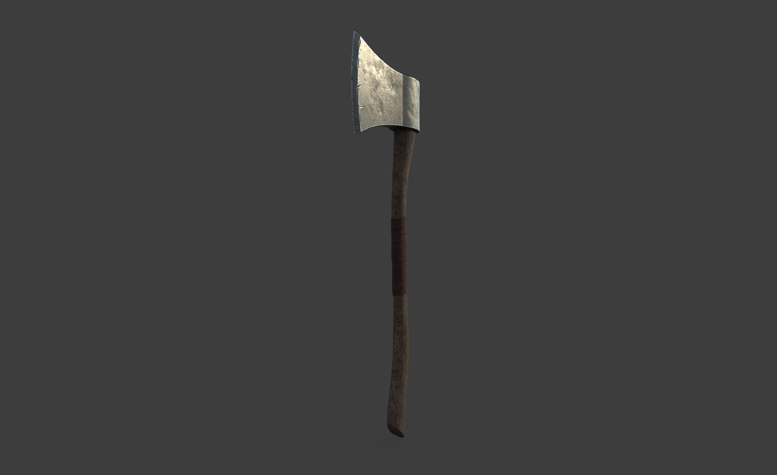 Low Poly Game Ready Axe Low-poly 3D model_7