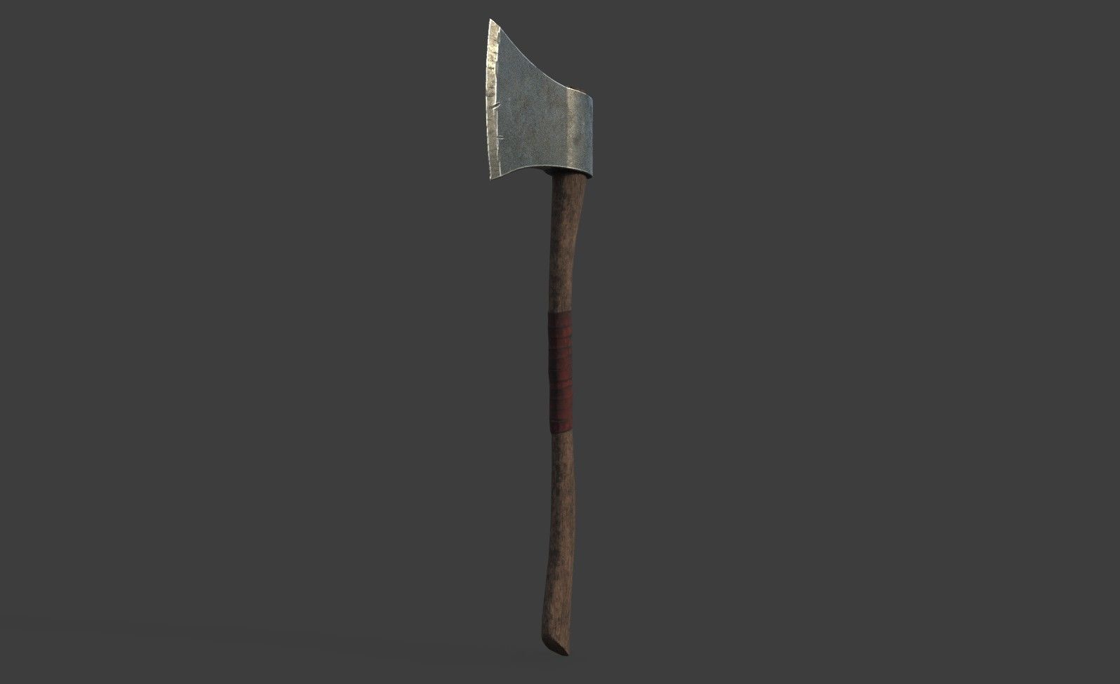 Low Poly Game Ready Axe Low-poly 3D model_4