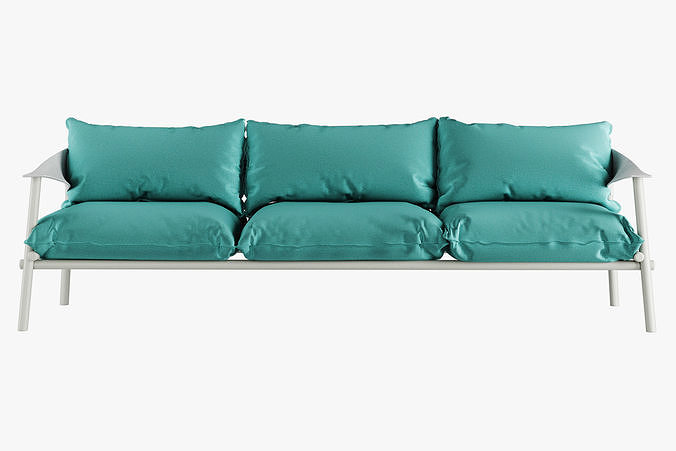 Terramare Three Seats Sofa 3D model