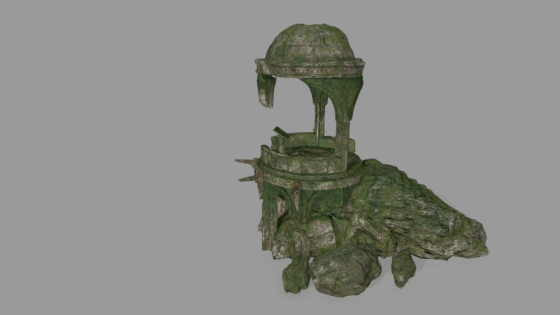 old temple  1 Low-poly 3D model_13