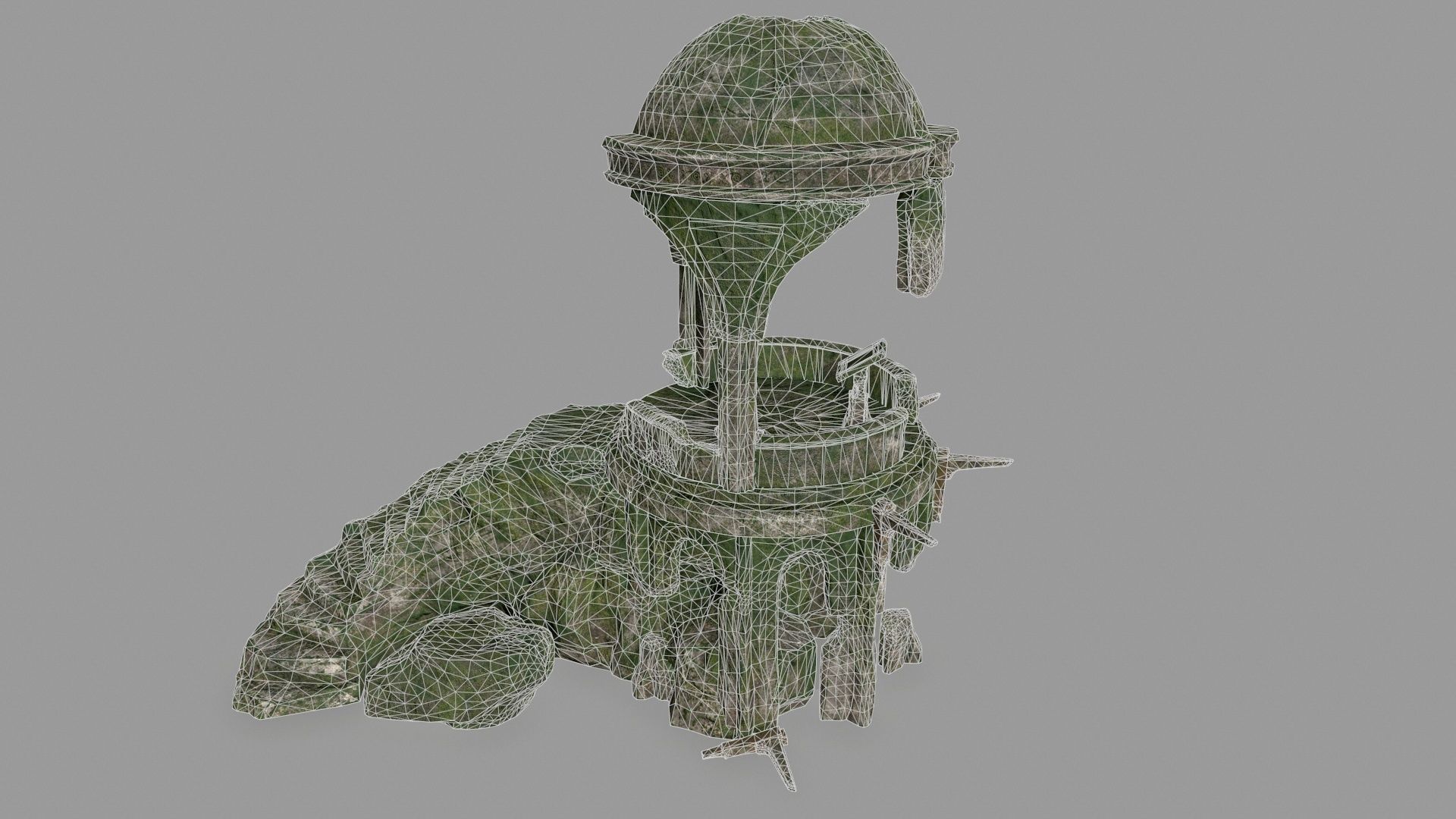 old temple  1 Low-poly 3D model_18