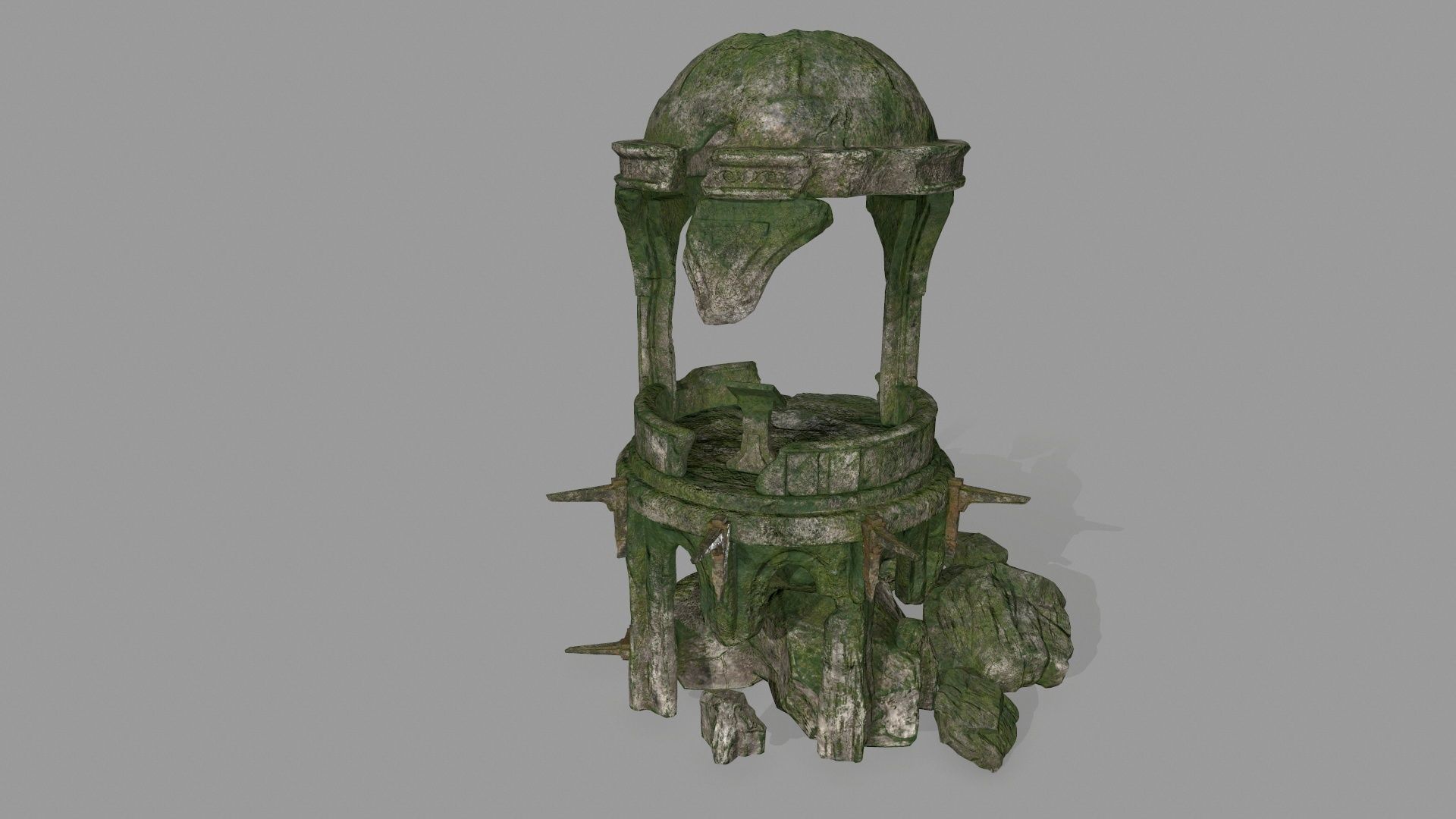 old temple  1 Low-poly 3D model_15