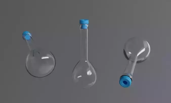 glass test-tube 3D model