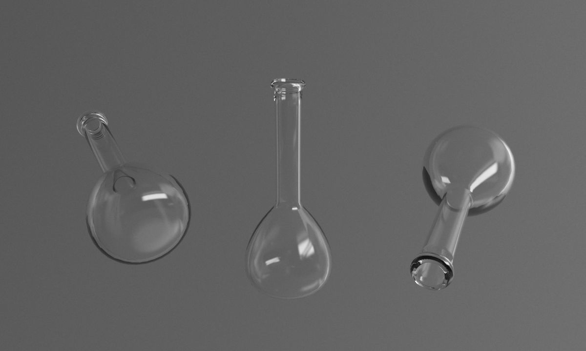 glass test-tube 3D model_1