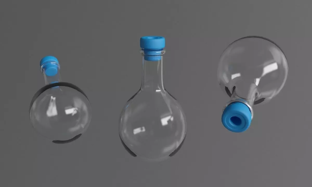 glass test-tube 3D model_0
