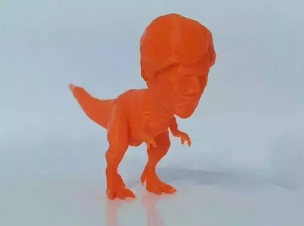 Tyrannosaurus Rex With Benedict Cumberbatch Head 3D print model