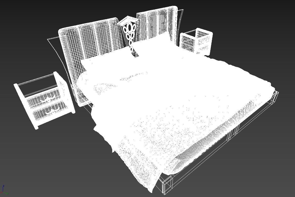 Combo Bed 3D model_3
