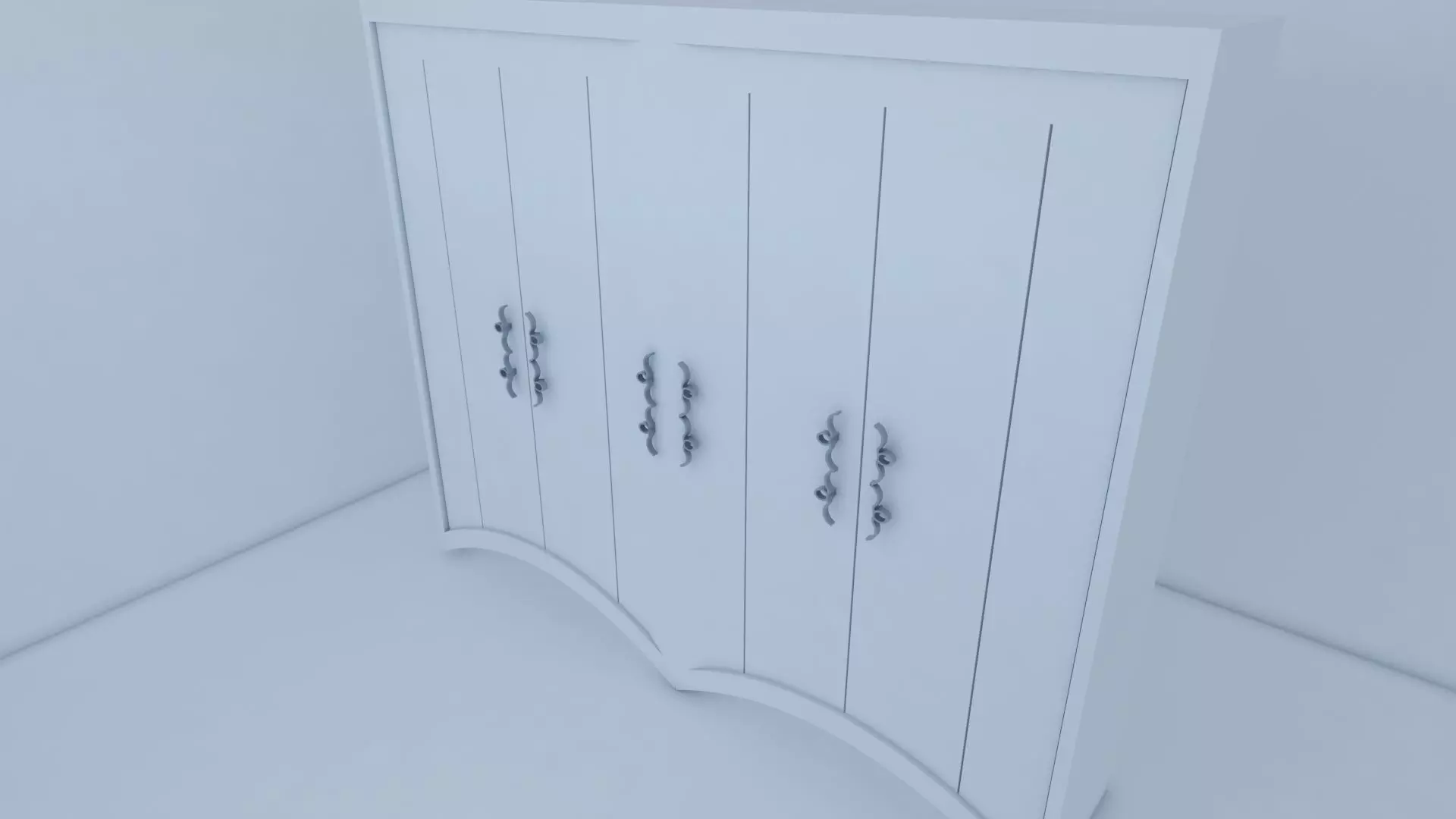 Big Wardrobe Free 3D model