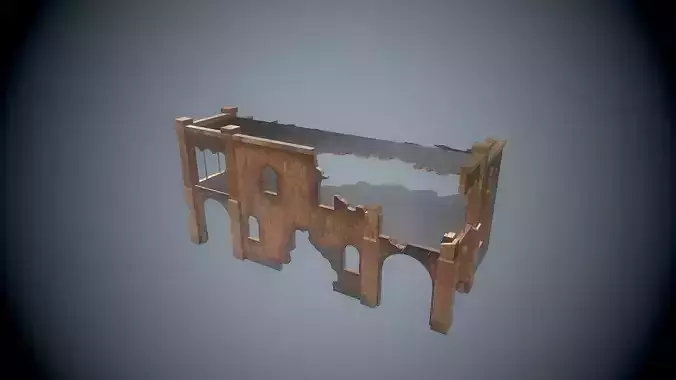 Damaged-Destroyed Building 5