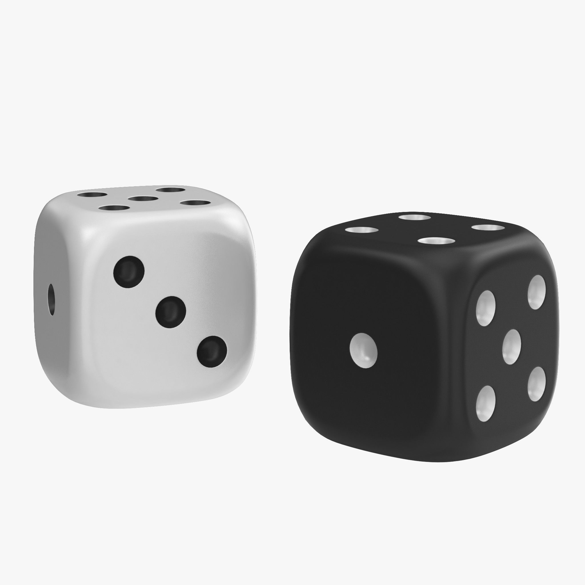 Game Dice 3D model_2