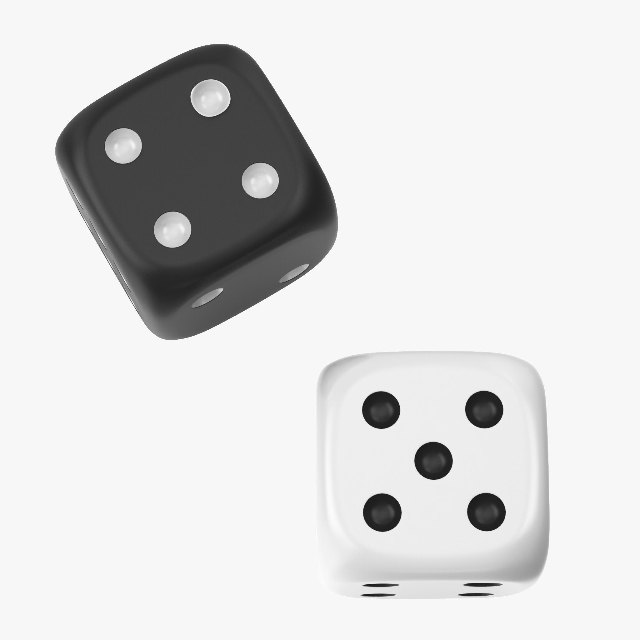 Game Dice 3D model_1