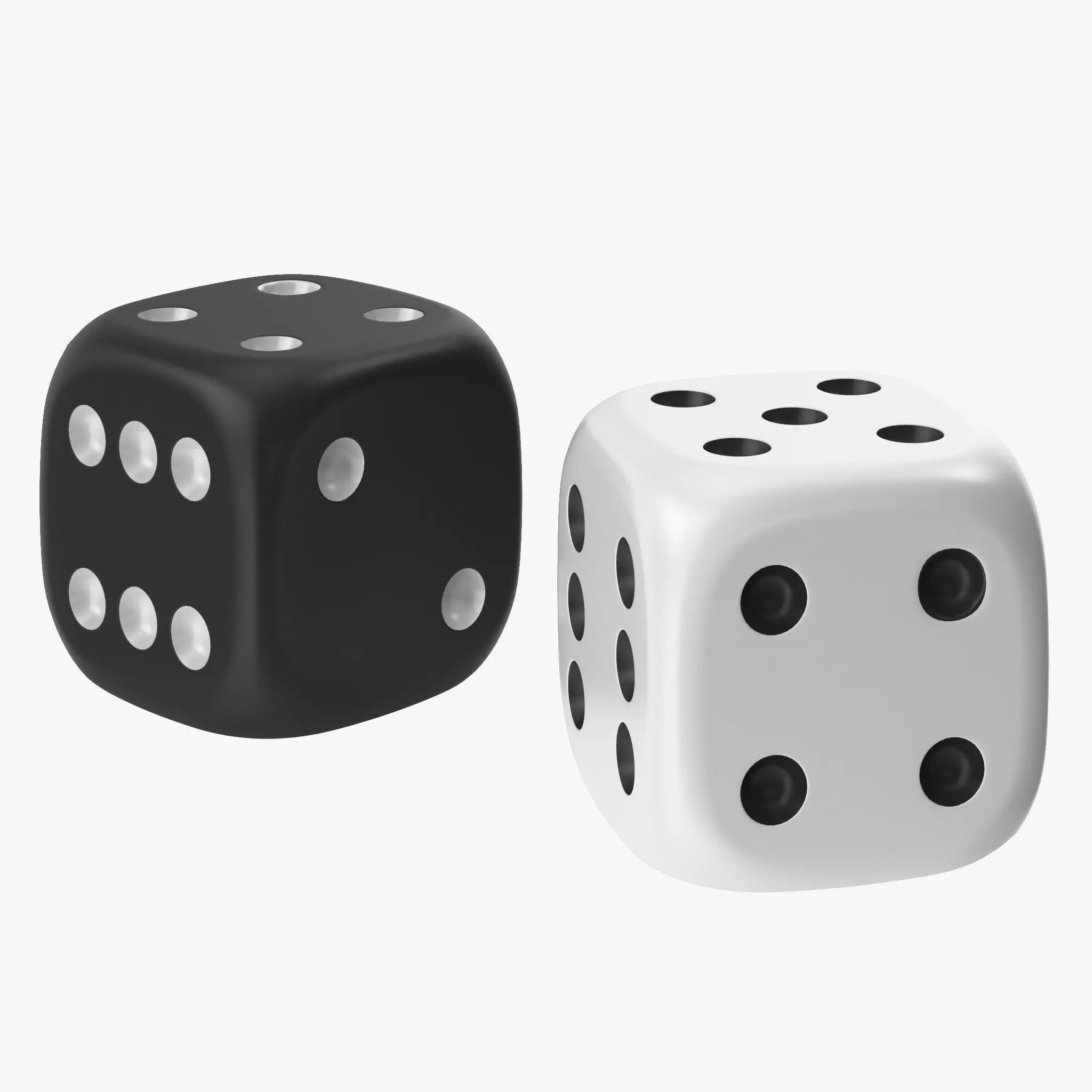 Game Dice 3D model_0