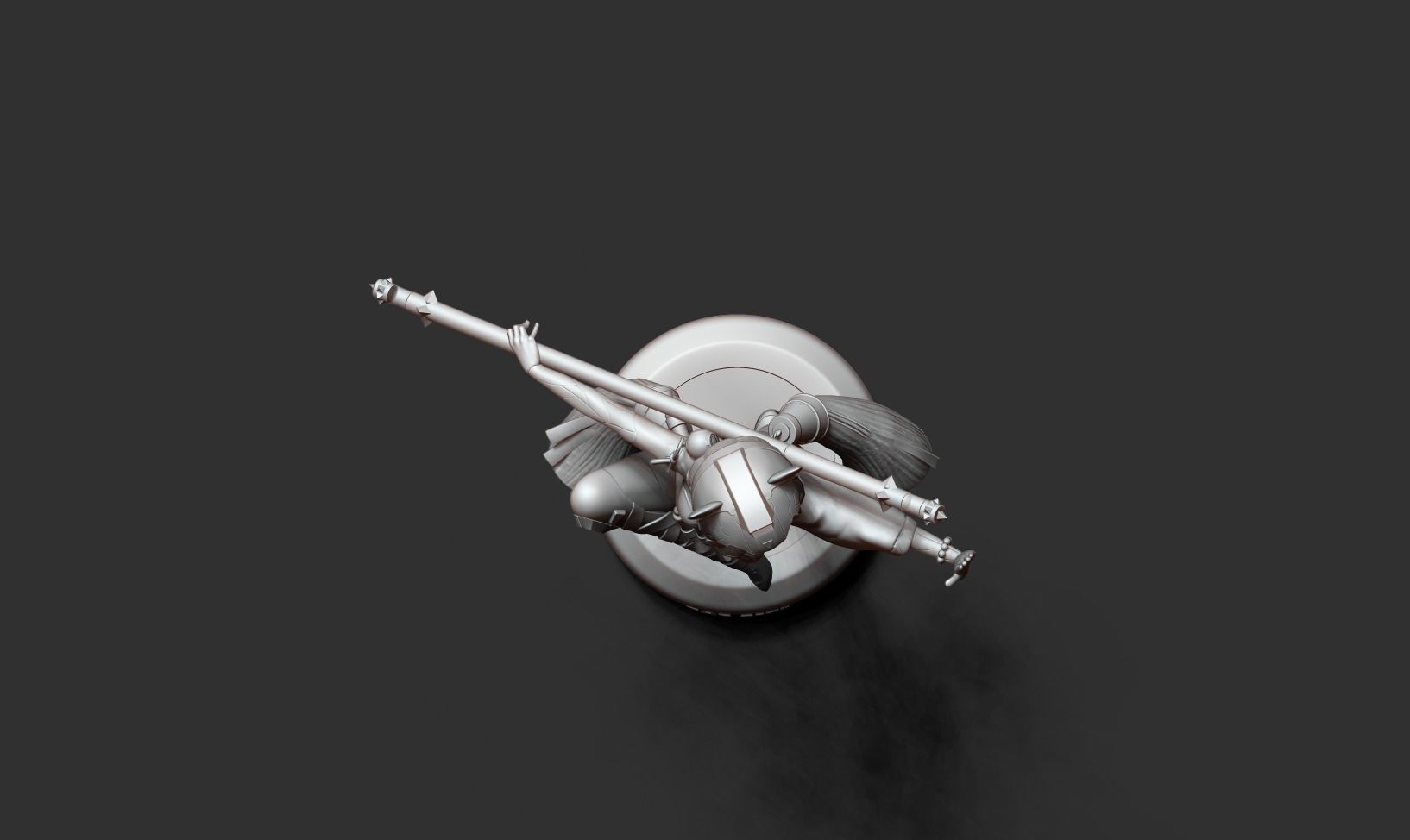 Cat girl Fanart 3D print model_8