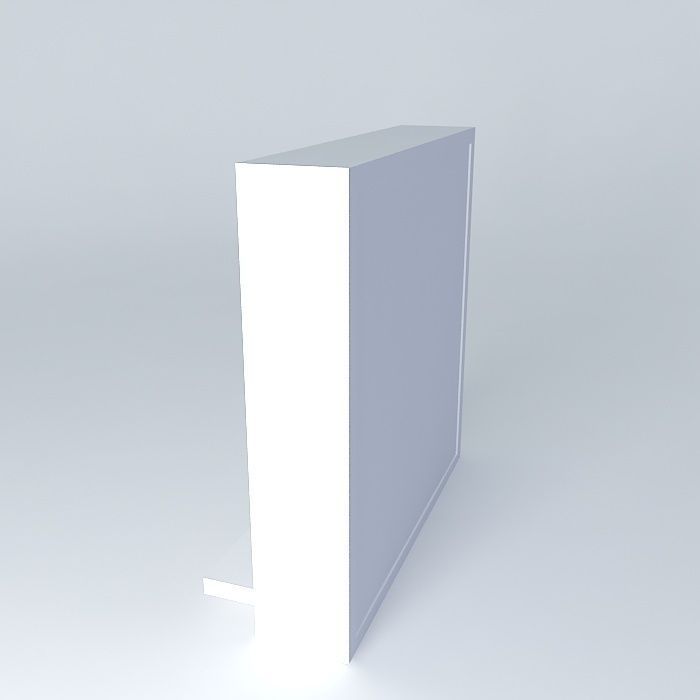 Willow square thin2 Free 3D model_1