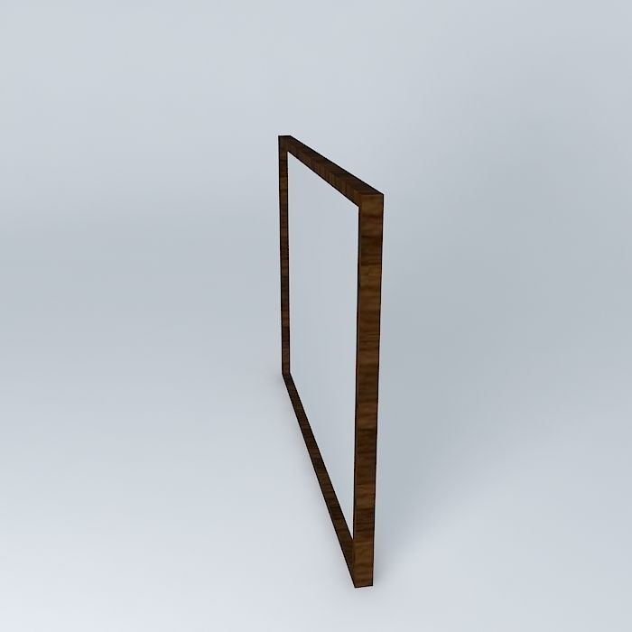 Culture wooden frame Free 3D model_2