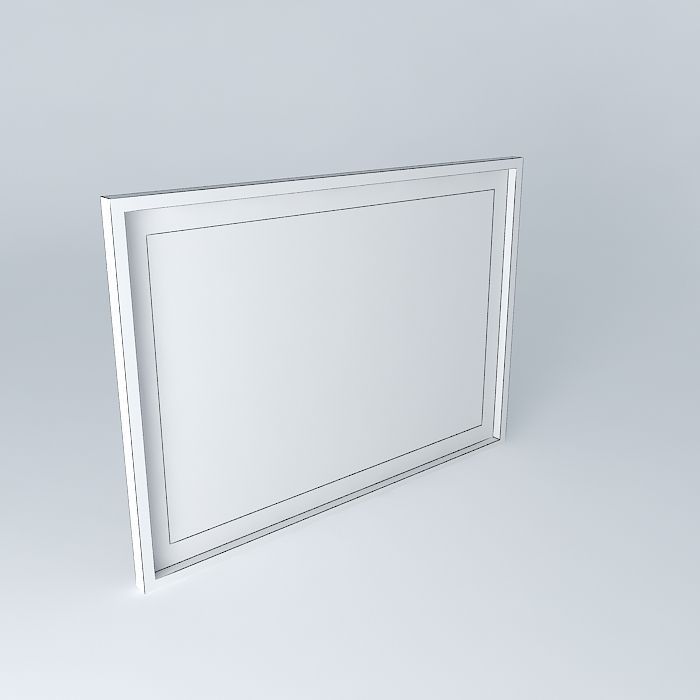 Culture wooden frame Free 3D model_3
