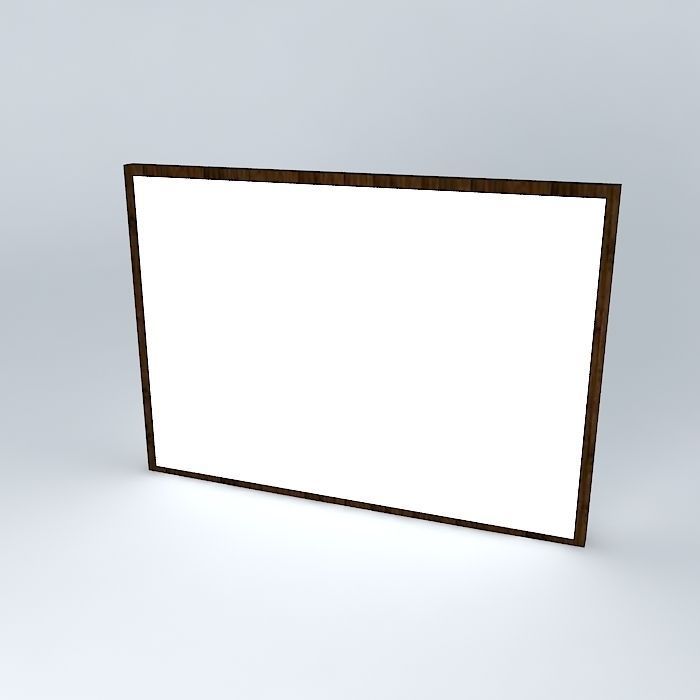 Culture wooden frame Free 3D model_1